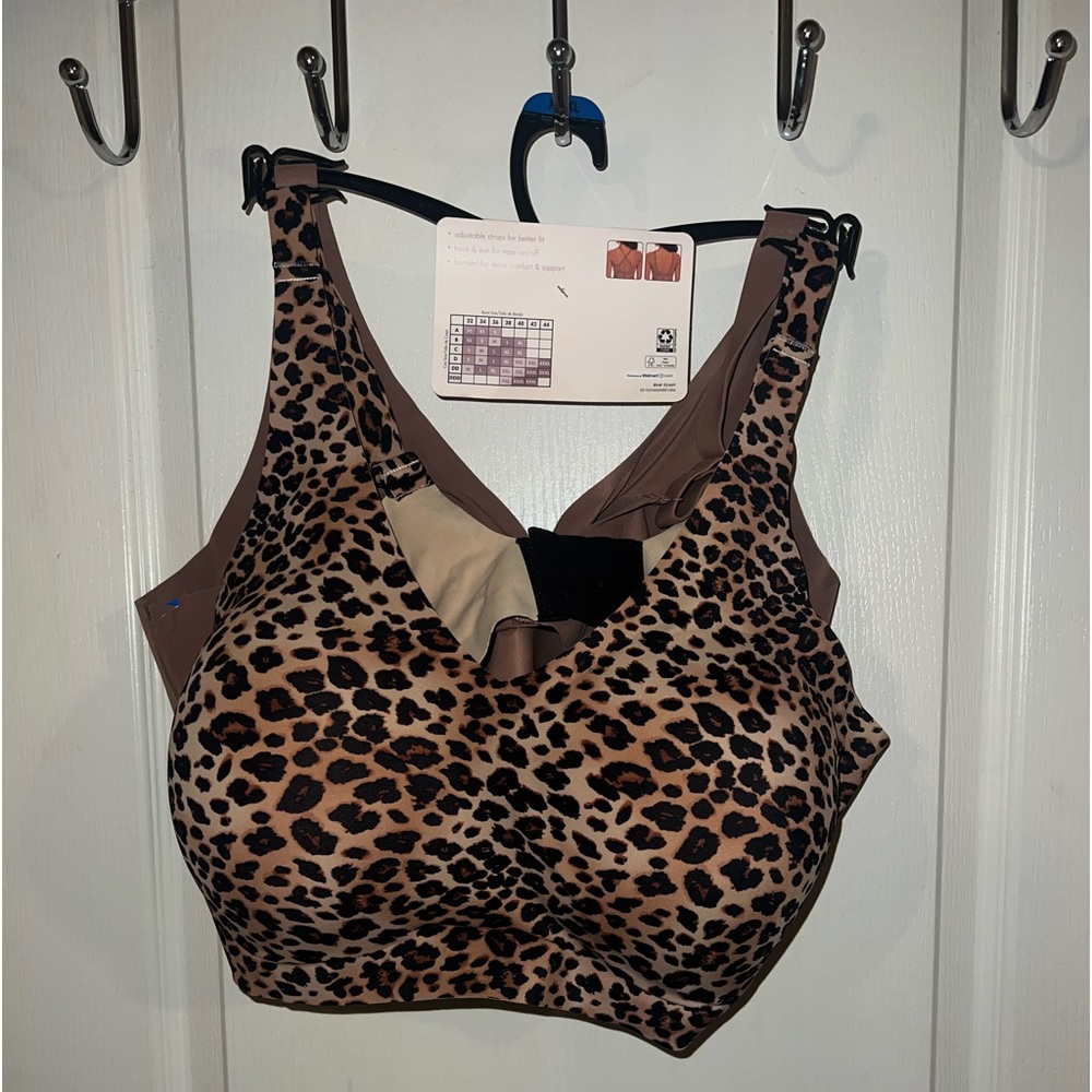 2 New Secret Treasures Women's Wirefree Bonded Bra with Convertible Straps